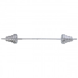 Dumbbells-Straight and Bent Barbell in Chromed Case 55Kg HMS Stc55