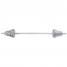 Dumbbells-Straight and Bent Barbell in Chromed Case 55Kg HMS Stc55