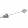 Dumbbells-Straight and Bent Barbell in Chromed Case 55Kg HMS Stc55