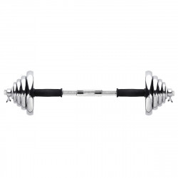 Dumbbells-Straight and Bent Barbell in Chromed Case 55Kg HMS Stc55