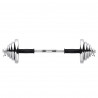 Dumbbells-Straight and Bent Barbell in Chromed Case 55Kg HMS Stc55