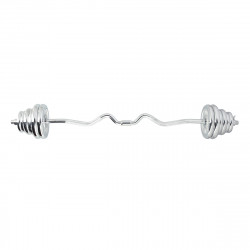 Dumbbells-Straight and Bent Barbell in Chromed Case 55Kg HMS Stc55