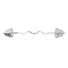 Dumbbells-Straight and Bent Barbell in Chromed Case 55Kg HMS Stc55