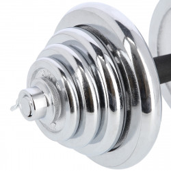 Dumbbells-Straight and Bent Barbell in Chromed Case 55Kg HMS Stc55