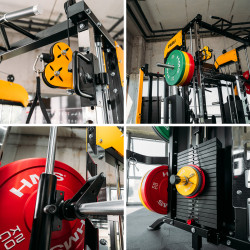 Multifunctional Exercise Atlas with Smith Machine and HMS Cyklon X Equipment
