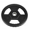 Toh15 Czarny Talerz Olimpijski Ogumowany 15 Kg Hms