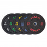 Htbr15 Yellow Talerz Olimpijski Bumper 15 Kg Hms