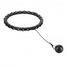 Hhw02 Hula Hop Black Z Wypustkami I Obciążnikiem Hms