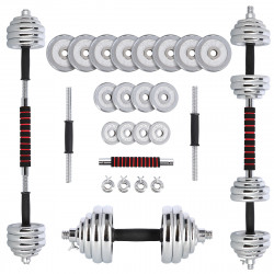 Stc30 Sztangielki-Sztanga W Walizce Chrom 2X15Kg Hms
