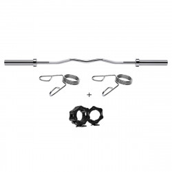 Olympic Bar 13.5Kg 1500Mm HMS Premium Gol200 + Clamps Zg 1000B