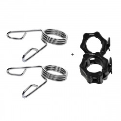 Olympic Bar 13.5Kg 1500Mm HMS Premium Gol200 + Clamps Zg 1000B
