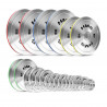 Tos Zestaw Talerzy Olimpijskich Stalowych Kalibrowanych 2 X 0.25 - 25 Kg (168 Kg) Hms