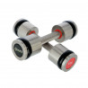 2x6kg Chrome Dumbbells HMS Premium HH06