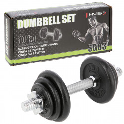 Iron Dumbbell 10 Kg Hms Sg03