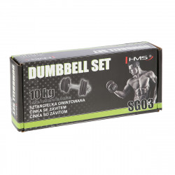 Iron Dumbbell 10 Kg Hms Sg03