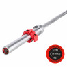 Olympic Barbell 20Kg 2200Mm HMS Go700 + Clamp Zg1000 Red