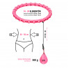 Zestaw Hula Hop Oha02 Pink Z Wypustkami I Obciążnikiem One Fitness + Pas Br160