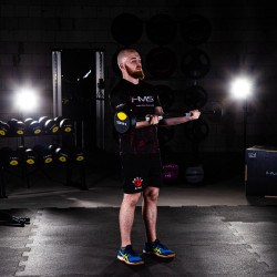 Bar/Dumbbell Fixed Rubberized 30 Kg HMS Gsg-30
