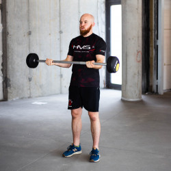 Bar/Dumbbell Fixed Rubberized 30 Kg HMS Gsg-30