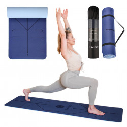 Tpe Yoga Mat Navy Blue HMS Ym10