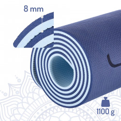 Tpe Yoga Mat Navy Blue HMS Ym10