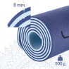 Tpe Yoga Mat Navy Blue HMS Ym10