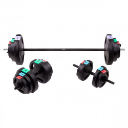 Set (3 pieces) Composite Barbell and Dumbbells 62 Kg HMS Sgsp60