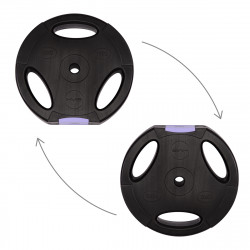 Set (3 pieces) Composite Barbell and Dumbbells 62 Kg HMS Sgsp60