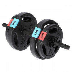 Set (3 pieces) Composite Barbell and Dumbbells 62 Kg HMS Sgsp60