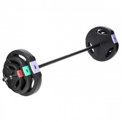 Set (3 pieces) Composite Barbell and Dumbbells 62 Kg HMS Sgsp60