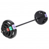 Set (3 pieces) Composite Barbell and Dumbbells 62 Kg HMS Sgsp60