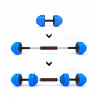 Barbells-Bar Rubberized 30Kg HMS Sgg30