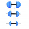Barbells-Bar Rubberized 30Kg HMS Sgg30