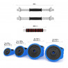 Barbells-Bar Rubberized 30Kg HMS Sgg30
