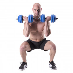 Barbells-Bar Rubberized 30Kg HMS Sgg30