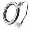 Zestaw Hula Hop Magnetyczny White Hhm16 Z Licznikiem Hms + Pas Wyszczuplający Br163 Black