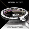 Zestaw Hula Hop Magnetyczny White Hhm16 Z Licznikiem Hms + Pas Wyszczuplający Br163 Black