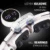 Zestaw Hula Hop Magnetyczny White Hhm16 Z Licznikiem Hms + Pas Wyszczuplający Br163 Black