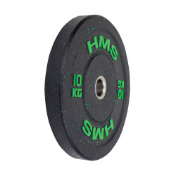 Htbr10 Green Talerz Olimpijski Bumper 10 Kg Hms