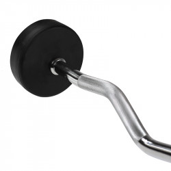Bar/Dumbbell Fixed Bent Rubberized 50 Kg HMS Gsl-50