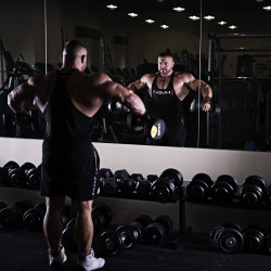 14kg Rubberized Dumbbell Hms Hg Pro