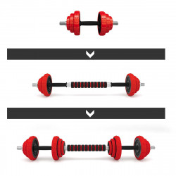 Rubberized Dumbbells 20Kg HMS Sggx20