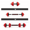 Rubberized Dumbbells 20Kg HMS Sggx20