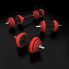 Rubberized Dumbbells 20Kg HMS Sggx20