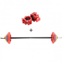 (2 Parts) Training Pump Barbell Fitness 20Kg HMS Premium Sbp21