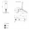 Double Adjustable Training Bench Marbo Sport Ms-L102 2.0