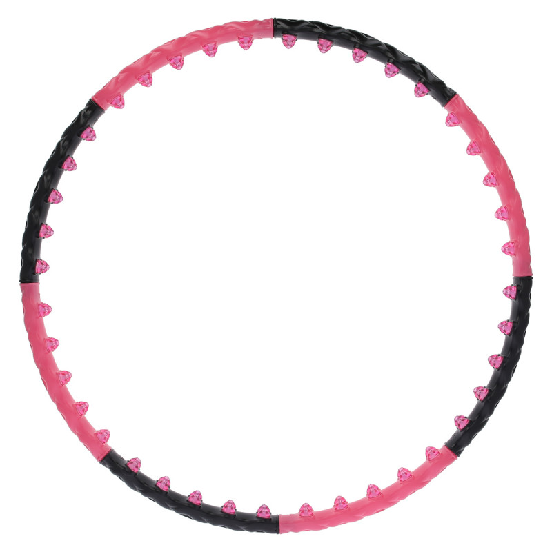 Hhp024 Pink-Black Hula Hop 1,6Kg 110Cm Hms