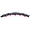 Hhp024 Pink-Black Hula Hop 1,6Kg 110Cm Hms