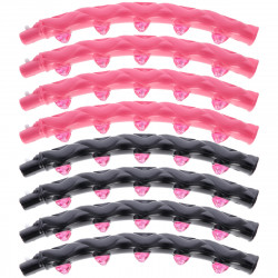 Hhp024 Pink-Black Hula Hop 1,6Kg 110Cm Hms