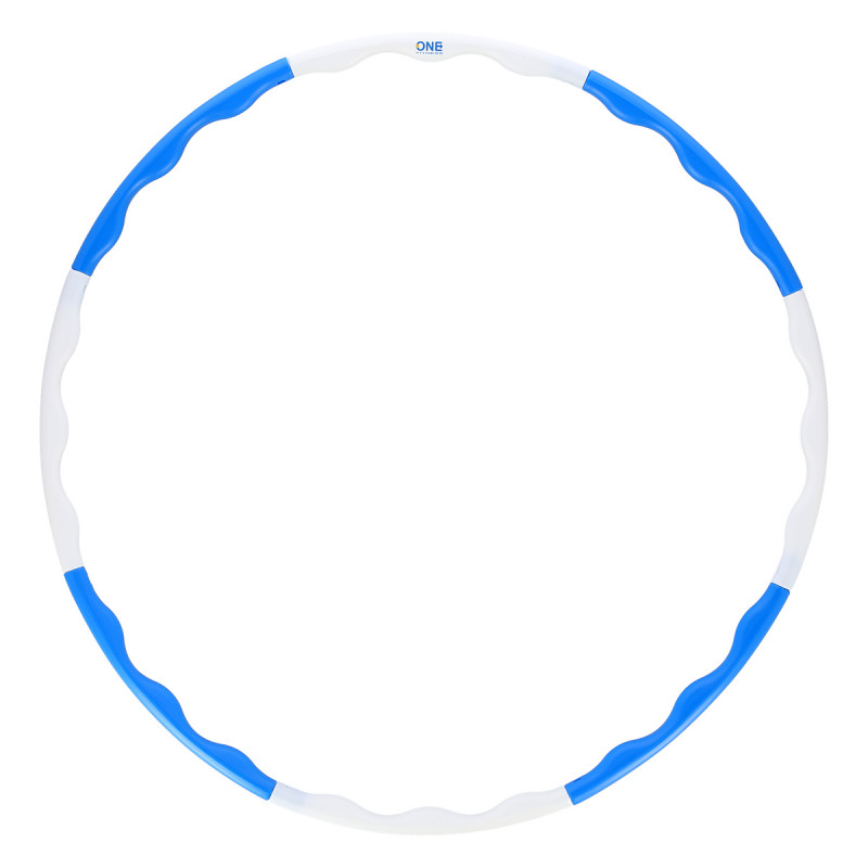 Hhp090 Blue-White Hula Hop 0,4Kg 90Cm One Fitness